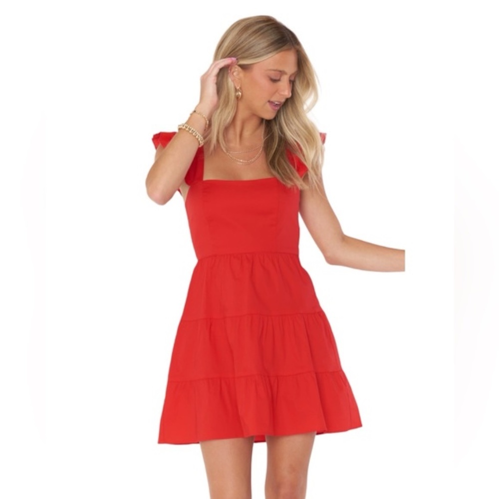Show me your MuMu Lovely Mini Dress Red Size XXL NWT